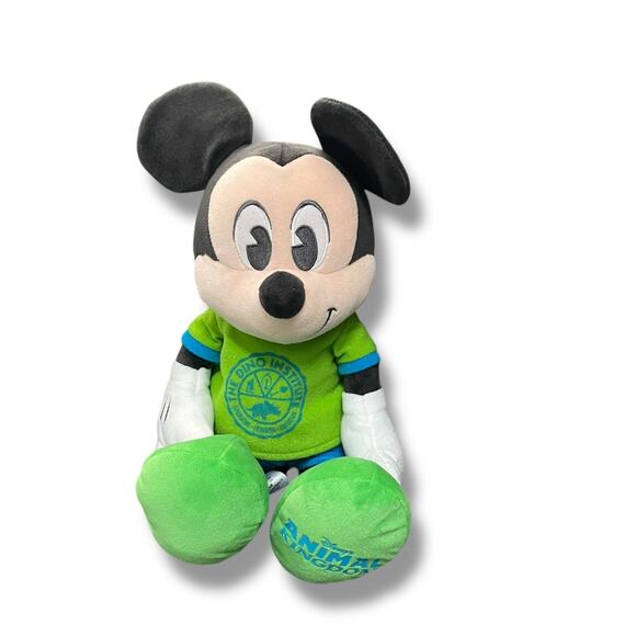 Disney Plush Mickey Mouse Animal Kingdom Dino Institute Souvenir Decor Gift 15" - Picture 3 of 10